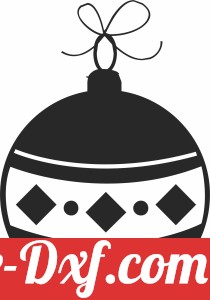 christmas tree ball clipart