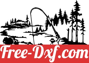 Fishing Scenery clipart