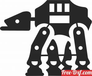 download robot star wars figure free ready for cut