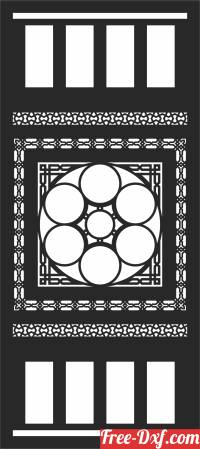 download door pattern Decorative  wall DECORATIVE   SCREEN   wall free ready for cut