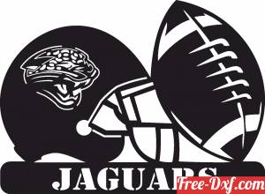 download Jacksonville Jaguars NFL helmet LOGO free ready for cut