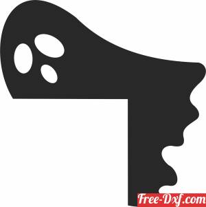 download Gost halloween corner stake clipart free ready for cut