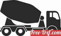 download truck construction free ready for cut