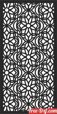 download SCREEN  pattern  WALL DECORATIVE   Door  SCREEN free ready for cut