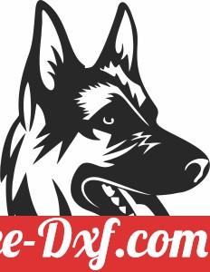 German shepherd dog clipart