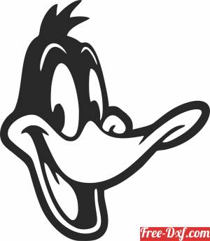 download donald duck face free ready for cut