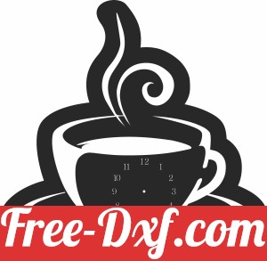 coffe cup Wall Clock