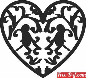 download Hearts Valentine's Day free ready for cut