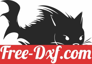 Fish Cat Animal Silhouette