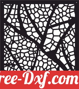 decorative panel screen pattern art