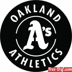 download Oakland Athletics MLB  logo free ready for cut