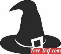 download halloween Witch Hat free ready for cut
