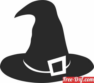 download halloween Witch Hat free ready for cut