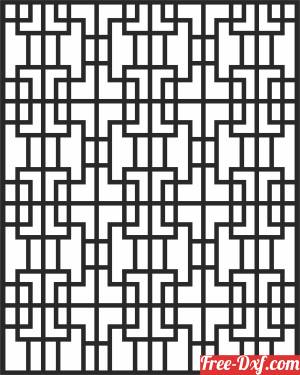 download Screen door  DECORATIVE  Pattern free ready for cut
