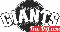 download san francisco Giants Baseball logo free ready for cut