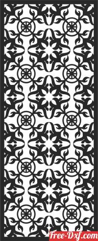download decorative door  decorative SCREEN  PATTERN  Pattern   Wall free ready for cut