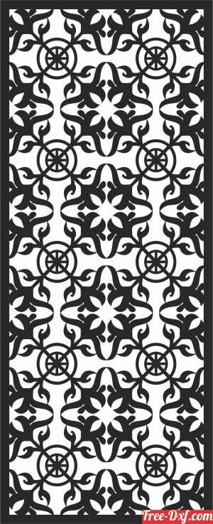 download decorative door  decorative SCREEN  PATTERN  Pattern   Wall free ready for cut