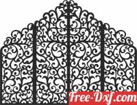 download DECORATIVE pattern   door Pattern free ready for cut