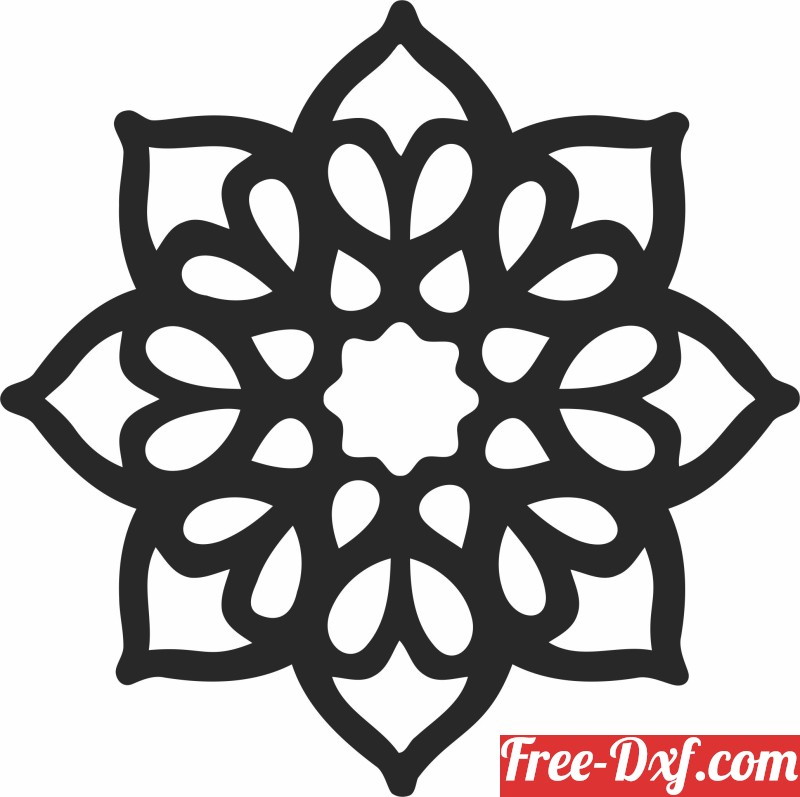 Download Ornament decorative art cJmD6 High quality free Dxf file