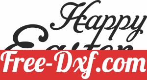happy easter sign