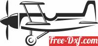 download biplan flight clipart free ready for cut