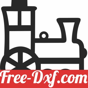Railroad train clipart