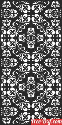 download decorative panel door butterfly pattern free ready for cut