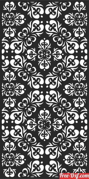 download decorative panel door butterfly pattern free ready for cut
