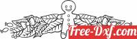 download christmas gingerbread clipart free ready for cut