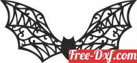 download bat halloween wall decor free ready for cut