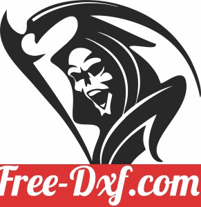 DEATH HEAD GRIMM REAPER clipart