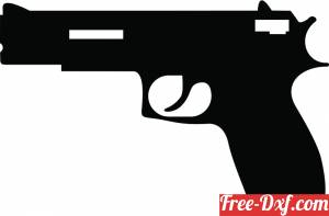 download Rifle gun Silhouette free ready for cut