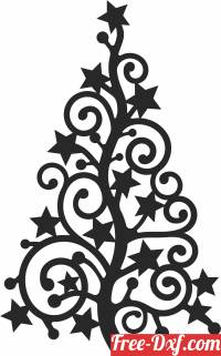 download christmas tree clipart free ready for cut
