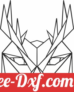 Geometric Polygon owl