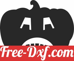 Halloween pampking Silhouette decoration