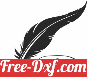 feather pen silhouette