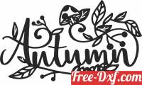 download autumn clipart sign free ready for cut