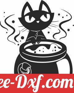 Halloween cut cauldron clipart