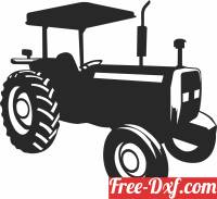 download tractor clipart silhouette free ready for cut