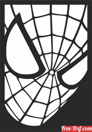 download spiderman wall art free ready for cut