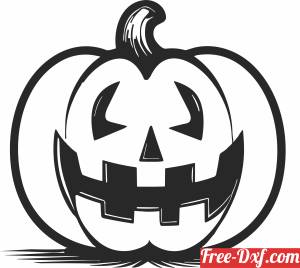 download halloween Pumpkin free ready for cut