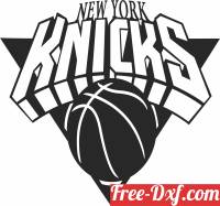 download new york knicks NBA logo free ready for cut
