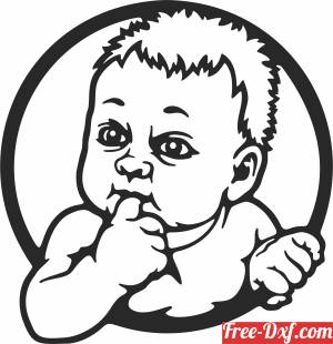 download baby on board clipart free ready for cut