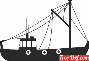 download fishing ship boat clipart free ready for cut
