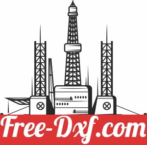 Oil Rig clipart