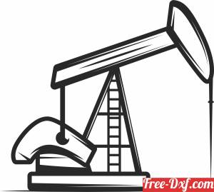 download oil pump jack free ready for cut