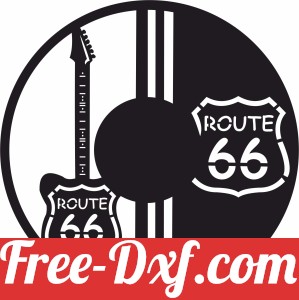 Route 66 Wall Clock