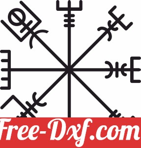 Vegvisir Runic Compass Norse Symbols