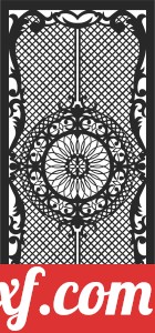 door decorative pattern wall screen