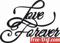 download love forever free ready for cut